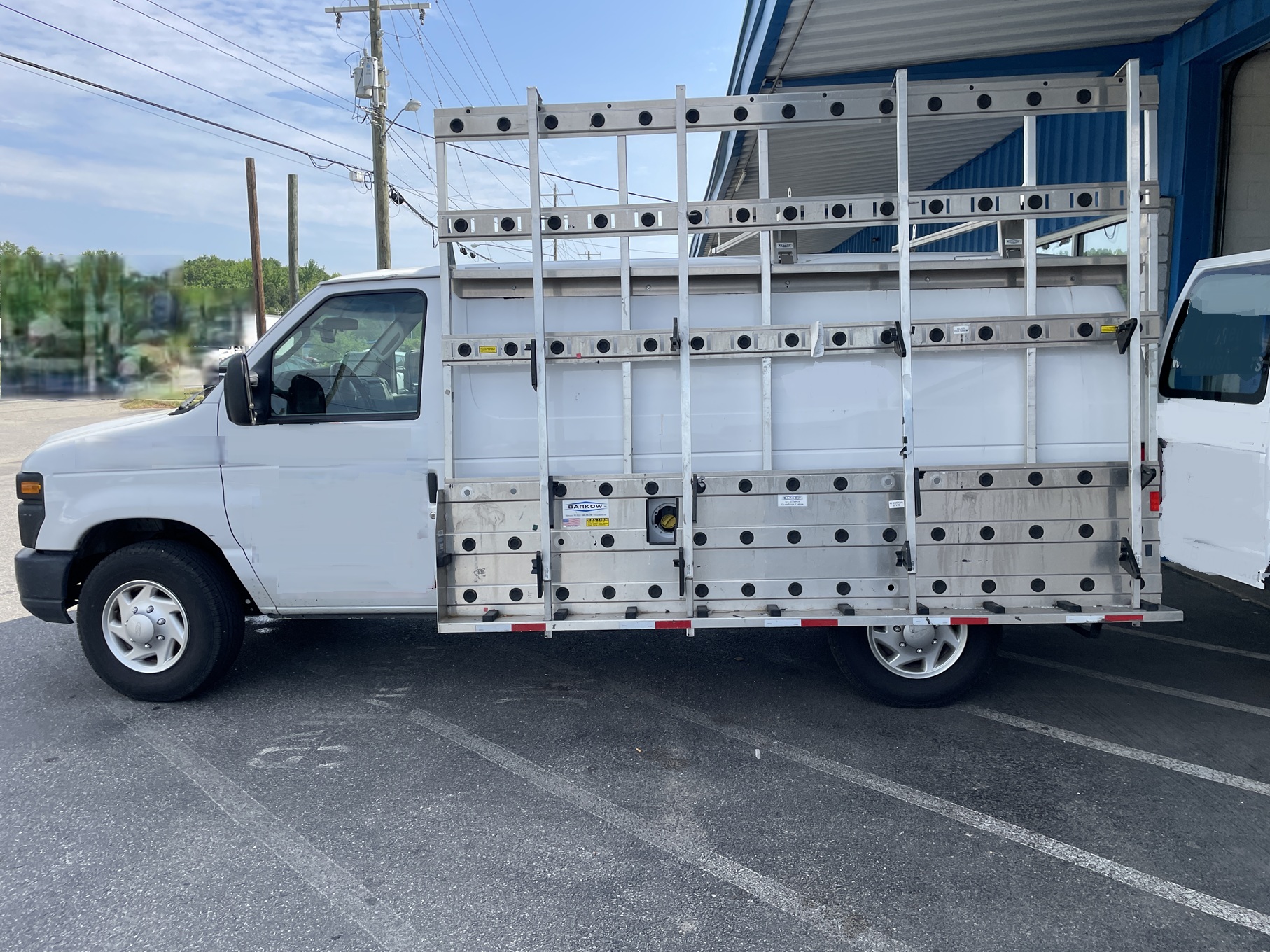 2014 FORD E250 Glass Hauler Cargo Van